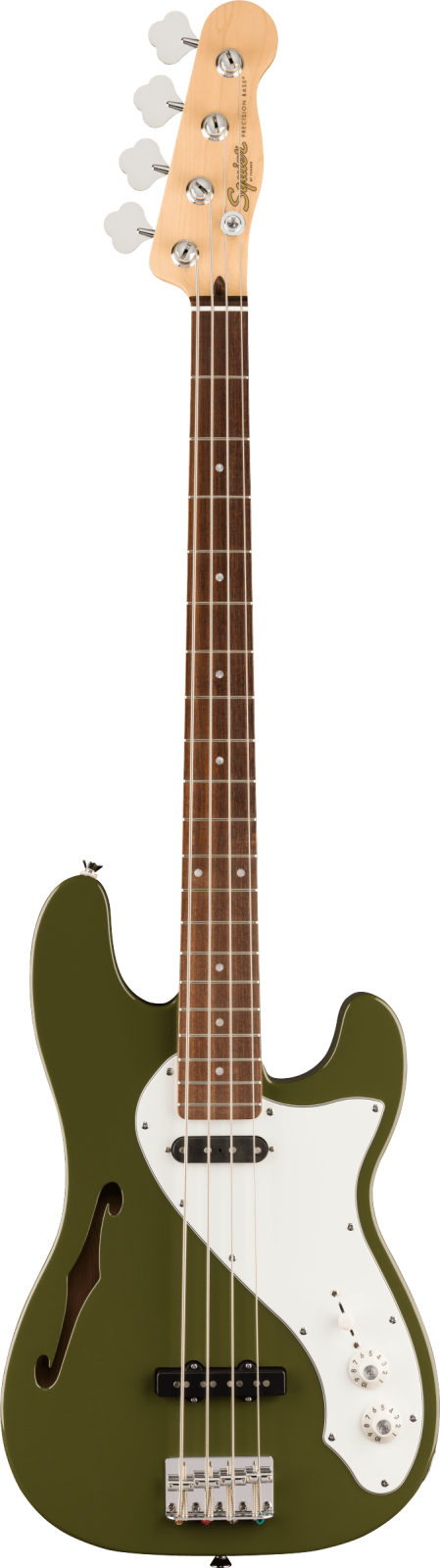 Squier Paranormal Precision Bass Thinline SJ - Olive