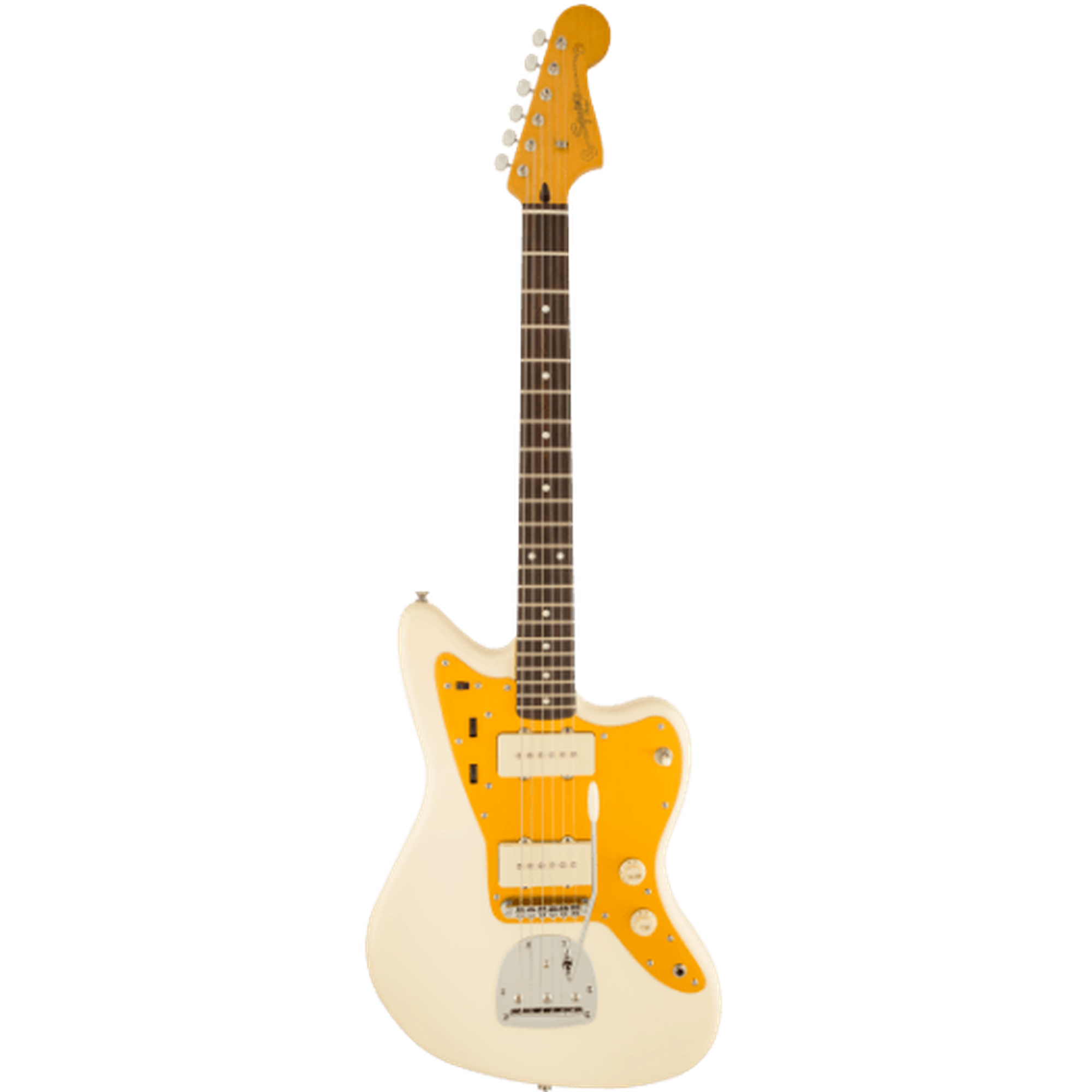 Fender Squier J. Mascis Jazzmaster - Vintage White – Grayson's Fender Squier J. Mascis Jazzmaster - Vintage White – Grayson's