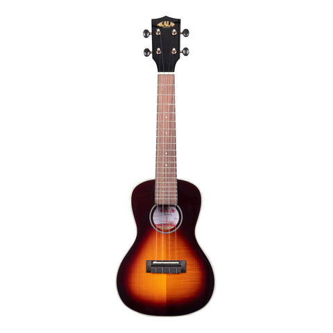 Kala KA-FMTB-C Gloss Flame Maple Tobacco Burst Concert Ukulele -