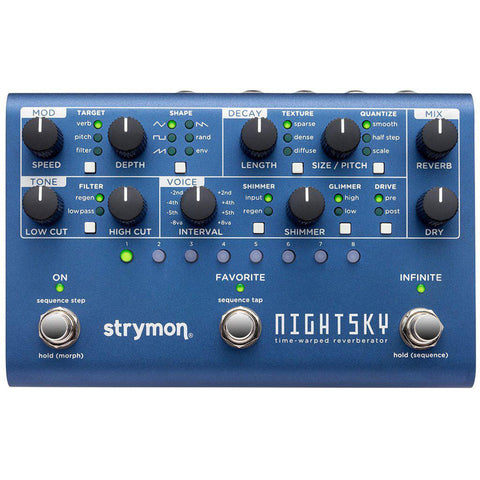 Strymon NightSky Time-Warped Reverberator -