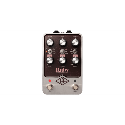 Universal Audio Ruby '63 Top Boost Amplifier Pedal -