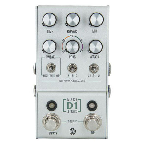 Walrus Audio MAKO Series D1 High-Fidelity Stereo Delay -