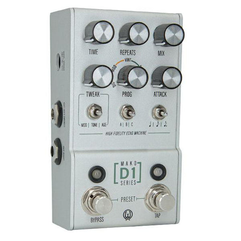 Walrus Audio MAKO Series D1 High-Fidelity Stereo Delay -