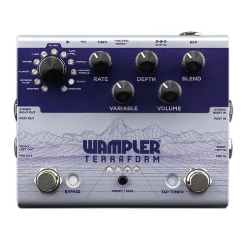 Wampler Terraform Modulation Multi Effect Pedal -