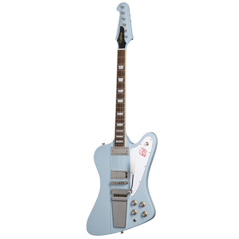 Epiphone Inspired By Gibson Custom 1963 Firebird V Reissue With Maestro Vibrola - Frost Blue -