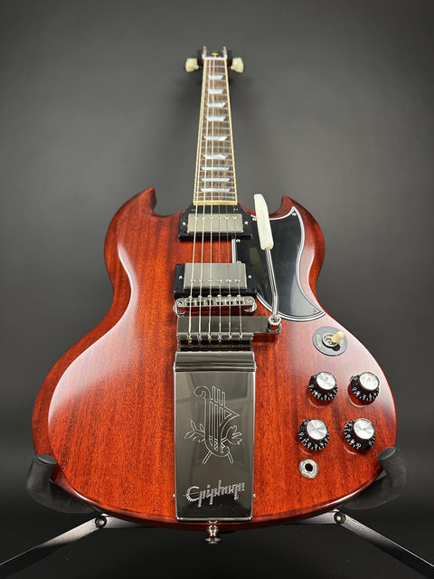 Epiphone Inspired By Gibson Custom 1964 SG Standard with Maestro Vibrola Reissue - Cherry Red -