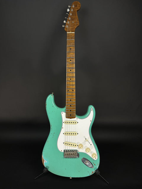 2018 Fender Custom Shop Limited Edition Roast Tomatillo Stratocaster - Aged Seafoam Green -
