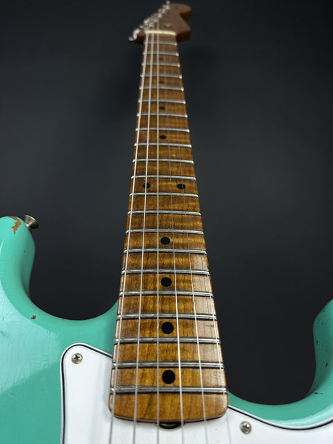 2018 Fender Custom Shop Limited Edition Roast Tomatillo Stratocaster - Aged Seafoam Green -