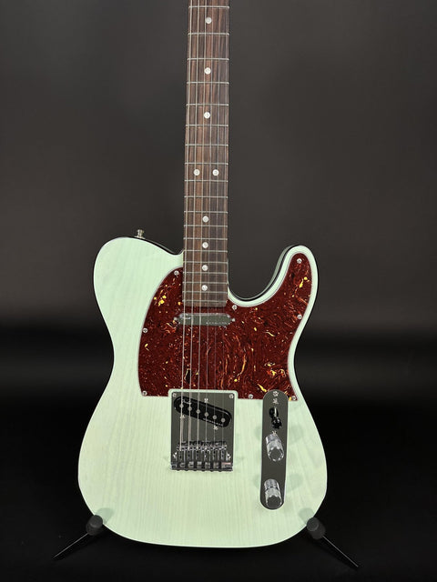 2023 Fender 75th Anniversary Ultra Luxe Telecaster Transparent - Surf Green -
