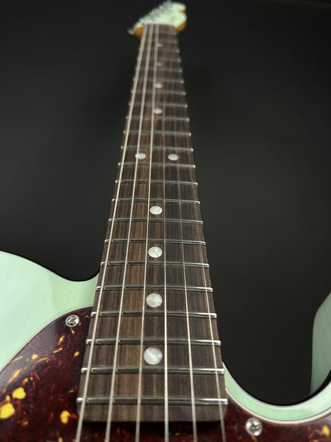 2023 Fender 75th Anniversary Ultra Luxe Telecaster Transparent - Surf Green -