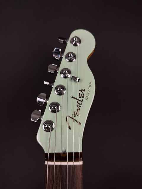 2023 Fender 75th Anniversary Ultra Luxe Telecaster Transparent - Surf Green -