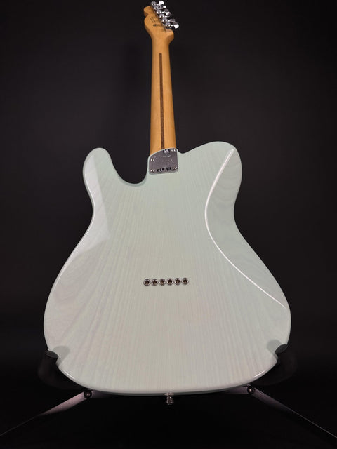 2023 Fender 75th Anniversary Ultra Luxe Telecaster Transparent - Surf Green -