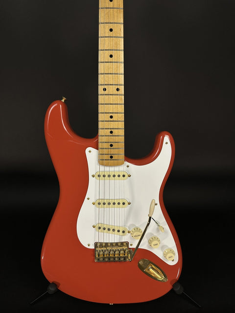 2017 Fender Limited Edition 50s Stratocaster - Fiesta Red Gold Hardware -