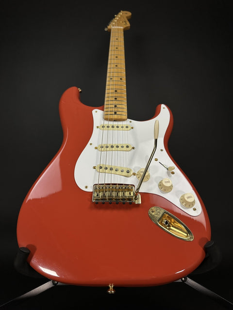 2017 Fender Limited Edition 50s Stratocaster - Fiesta Red Gold Hardware -