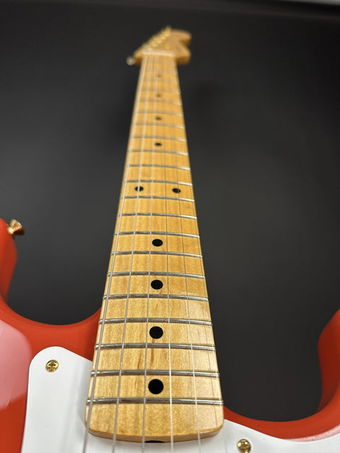 2017 Fender Limited Edition 50s Stratocaster - Fiesta Red Gold Hardware -