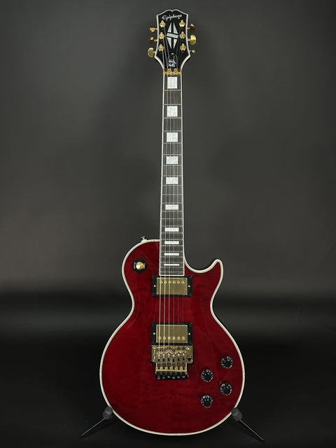 2023 Epiphone Alex Lifeson Les Paul Axcess - Wine Red -