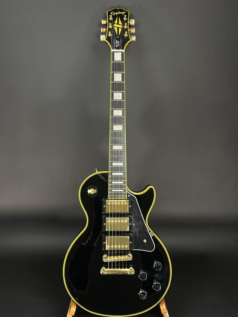 2020 Epiphone Joe Bonamassa Black Beauty Les Paul Custom - Ebony -