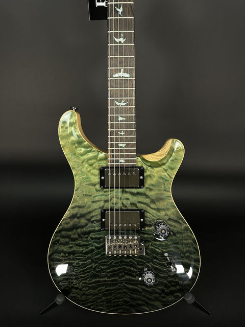 2020 PRS Wood Library Custom 24 Fatback Limited Trampas Green Fade -