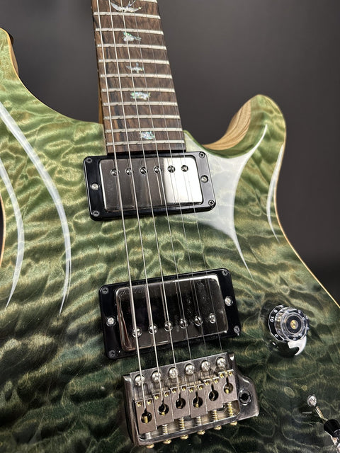 2020 PRS Wood Library Custom 24 Fatback Limited Trampas Green Fade -