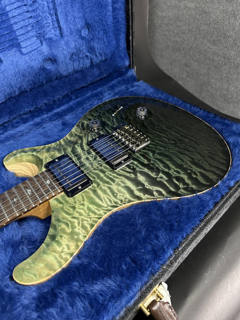 2020 PRS Wood Library Custom 24 Fatback Limited Trampas Green Fade -