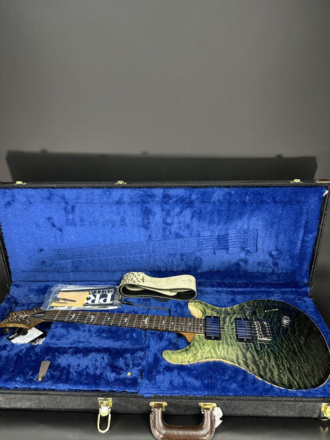 2020 PRS Wood Library Custom 24 Fatback Limited Trampas Green Fade -
