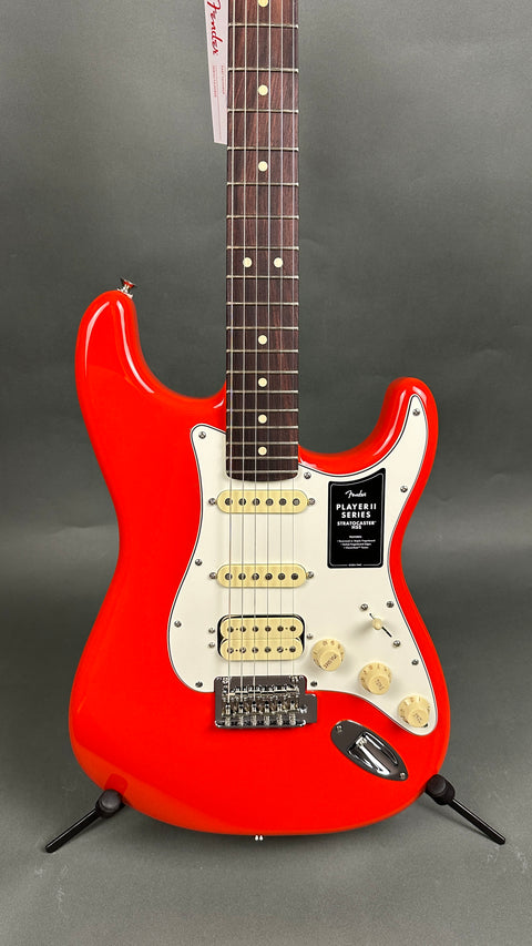 Fender Player II Stratocaster HSS - Coral Red w/ Rosewood Fingerboard -