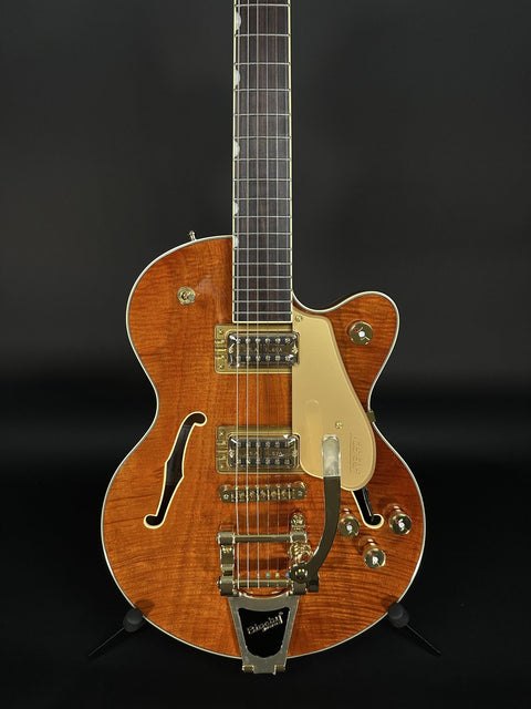 Gretsch Electromatic Limited Broadkaster Junior Flame Okoume - Roundup Orange -