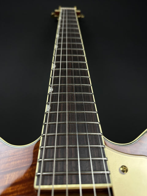 Gretsch Electromatic Limited Broadkaster Flame Okoume - Roundup Orange -