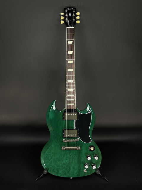 Gibson SG Standard '61 Stop Bar Translucent Teal -