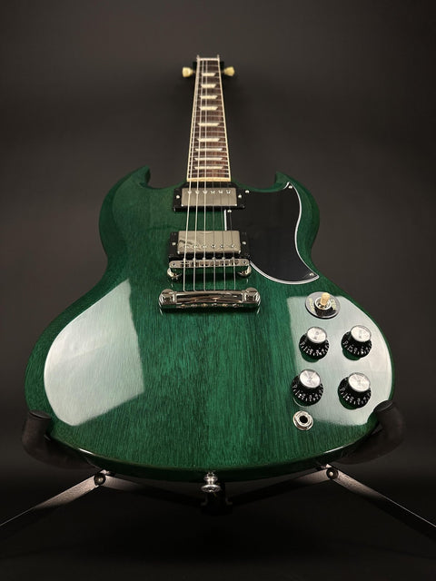 Gibson SG Standard '61 Stop Bar Translucent Teal -