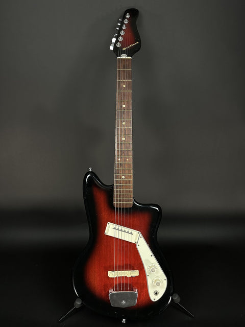 1960s Bradford Single Pickup Solid Body - Red Burst -