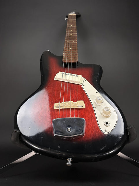 1960s Bradford Single Pickup Solid Body - Red Burst -