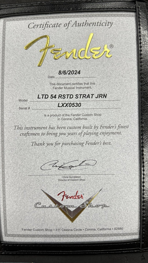 Fender Custom Shop Limited Edition 1954 Roasted Stratocaster Journeyman Relic - Aged Desert Sand -