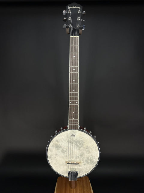 2018 Washburn Americana B6 Six-String Open Back Banjo -