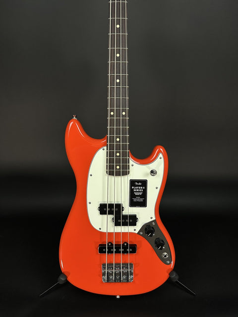 Fender Player II Mustang Bass PJ - Coral Red -
