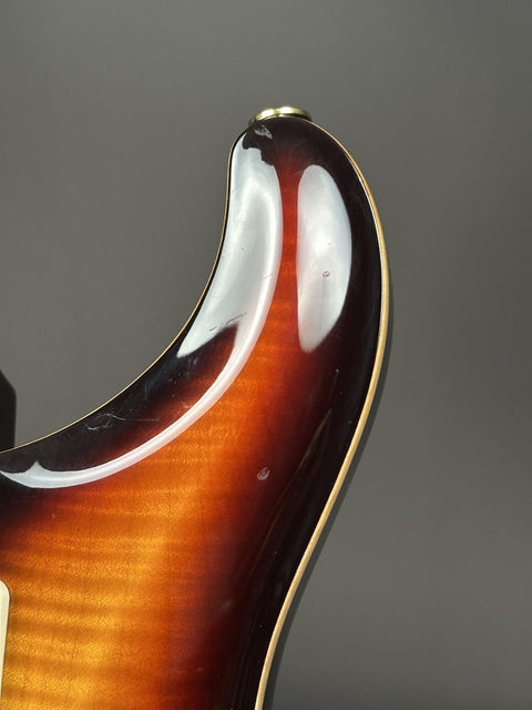 2012 PRS Custom 24 Left-Handed 10 Top - 3-Tone Sunburst -