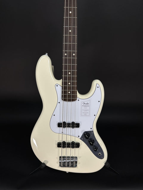 Fender Standard Jazz Bass Olympic White Laurel Fingerboard -