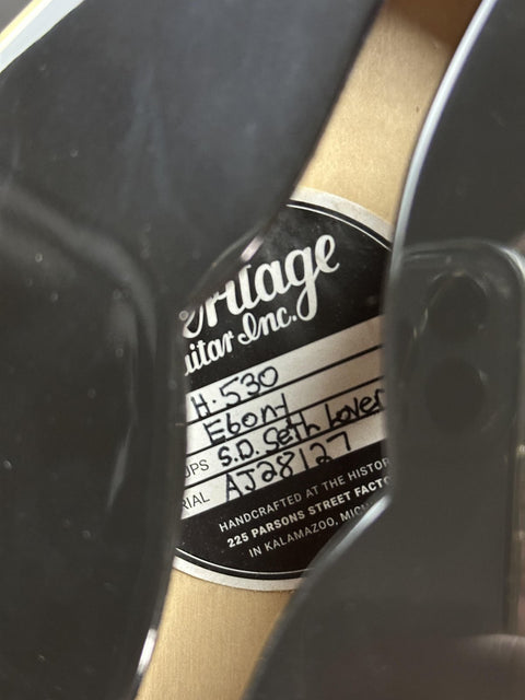 2019 Heritage H-530 - Ebony -