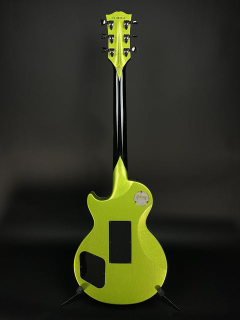 Gibson Custom M2M Les Paul Axcess Custom - Gecko Green Sparkle w/ Black Hardware, Double Stinger & Floyd Rose -