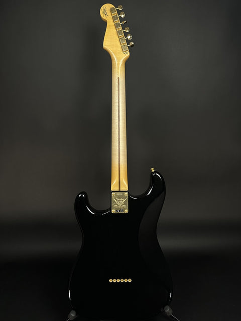 Fender Custom Shop Limited Edition 1954 Stratocaster Hardtail Gold Hardware Deluxe Closet Classic - Black -