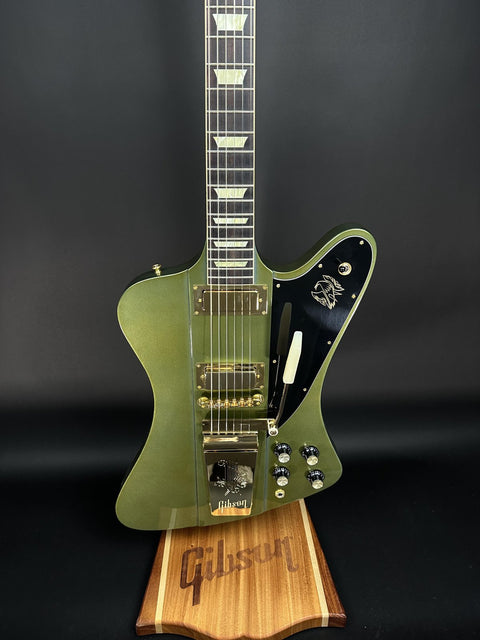 Gibson Custom M2M 1963 Firebird V w/ Maestro Vibrola - Verdoro Green over Pelham Blue Gold Hardware -