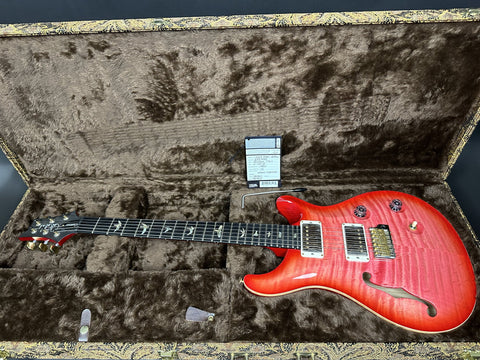 2018 PRS Wood Library Custom 24 Semi-Hollow - Bonnie Pink -