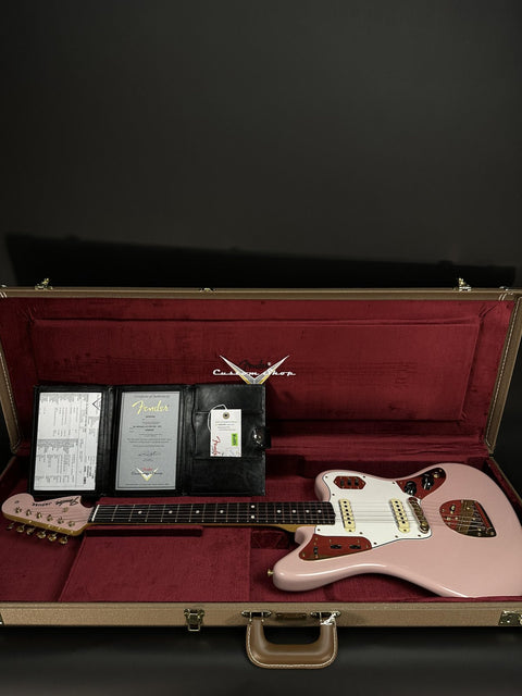 Fender Custom Shop 1962 Jaguar Closet Classic - Shell Pink w/ Gold Hardware