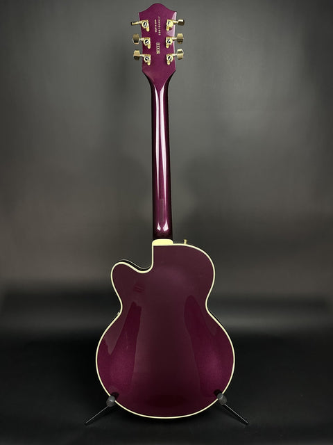 Gretsch Broadkaster Jr. LX Center Block with String-Thru Bigsby and Gold Hardware - Blackberry -