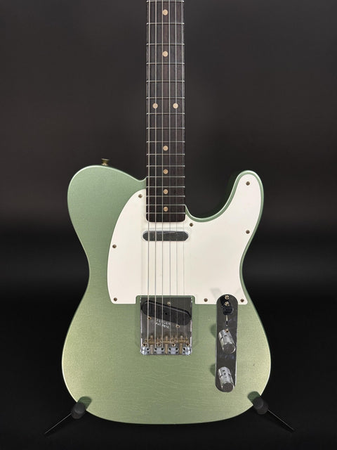 Fender Custom Shop Limited Edition 1960 Telecaster Journeyman Relic - Aged Sage Green Metallic -