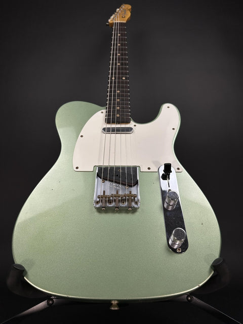 Fender Custom Shop Limited Edition 1960 Telecaster Journeyman Relic - Aged Sage Green Metallic -