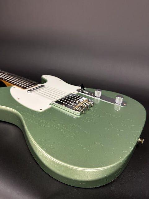 Fender Custom Shop Limited Edition 1960 Telecaster Journeyman Relic - Aged Sage Green Metallic -