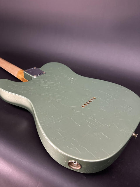 Fender Custom Shop Limited Edition 1960 Telecaster Journeyman Relic - Aged Sage Green Metallic -