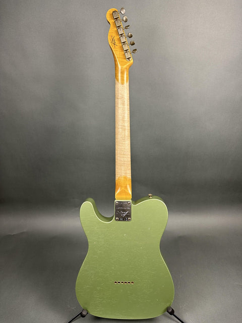 Fender Custom Shop Limited Edition 1960 Telecaster Journeyman Relic - Sage Green Metallic -