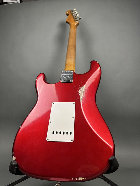 Fender Custom Shop Limited Edition 1963 Stratocaster Relic - Aged Candy Apple Red -